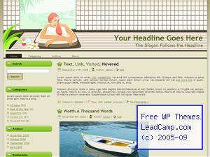 Spa Massage Relaxation Free WordPress Template / Themes