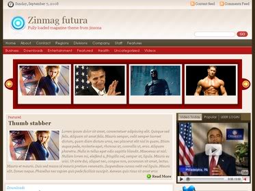 Free Wordpress Theme - Zinmag-Futura - Free Download