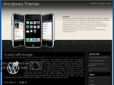 iphone WP theme