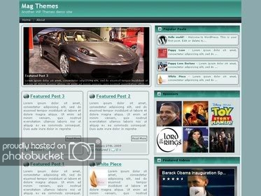 Free Wordpress theme – WP-Magnum-Green