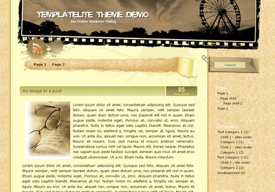 Free Wordpress theme - Winter Fun