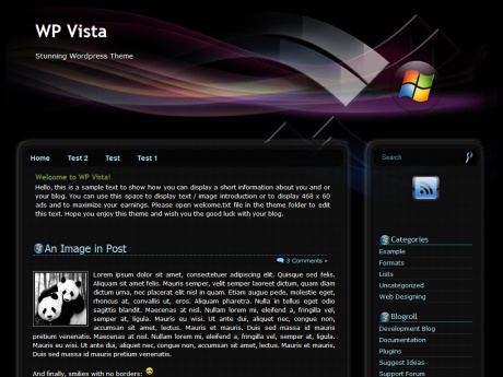 WP Vista Wordpress Theme