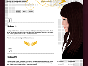 thinking-girl-wordpress-theme-freewordpresstheme