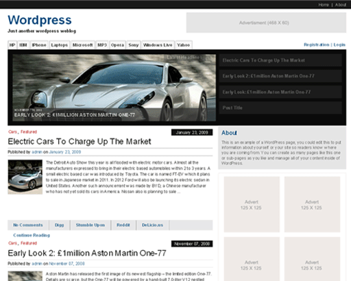 Free Wordpress theme - MagOnline