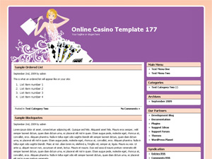 Online Casino Template 177