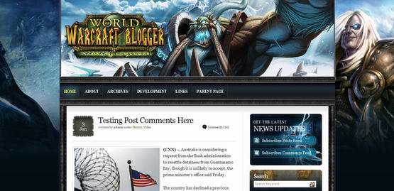 WoWar ? Free WordPress Theme