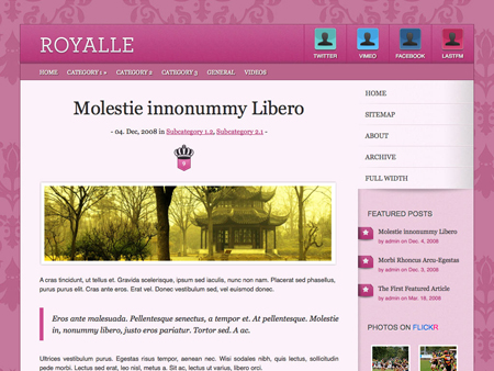 WooThemes ? Royalle