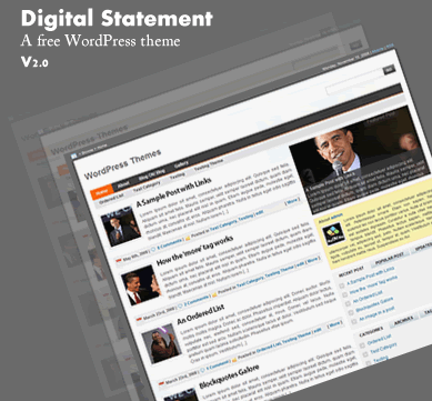 WordPress Theme - Digital Statement