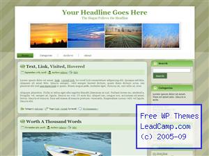 Scenes From Four Season Free WordPress Template / Themes