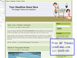 Friendship Gardening Project Free WordPress Template / Themes