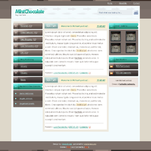 Mint Choc ? Free Wordpress Theme