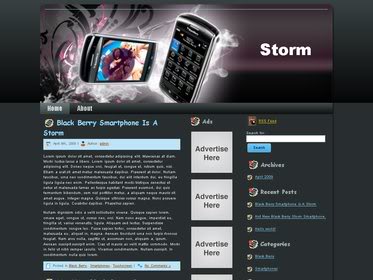 Smartphone BlackBerry Storm