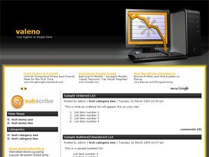 valeno Wordpress Theme Screenshot
