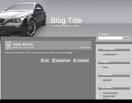 Free WordPress Theme: WP Car Blog