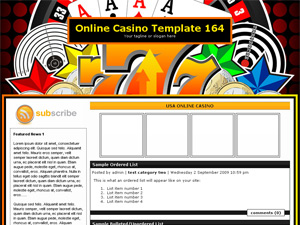 Online Casino Template 164