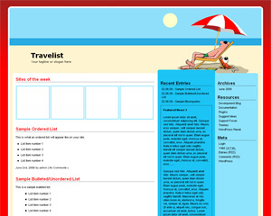 Travelist ? Wordpress Theme