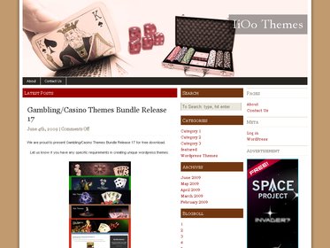 Free WordPress theme - Las vegas 4