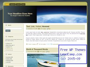 Space Earth Horizon Free WordPress Template / Themes