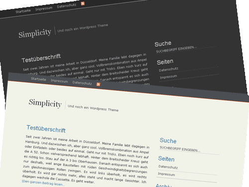 Simplicity Bright ? Free WordPress Theme