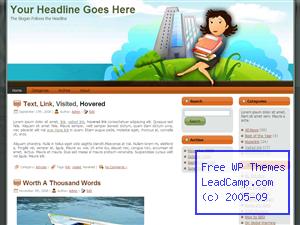 Too Many Books To Read Free WordPress Template / Themes