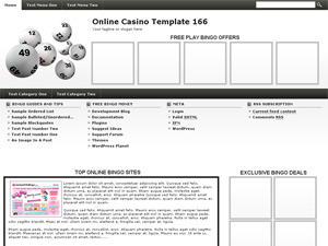 Online Casino Template 166
