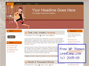 Light Home Weight Training Free WordPress Template / Themes