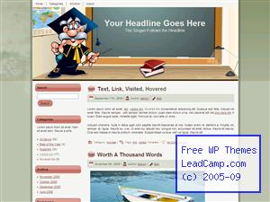 Higher Education Is Fun Free WordPress Template / Themes