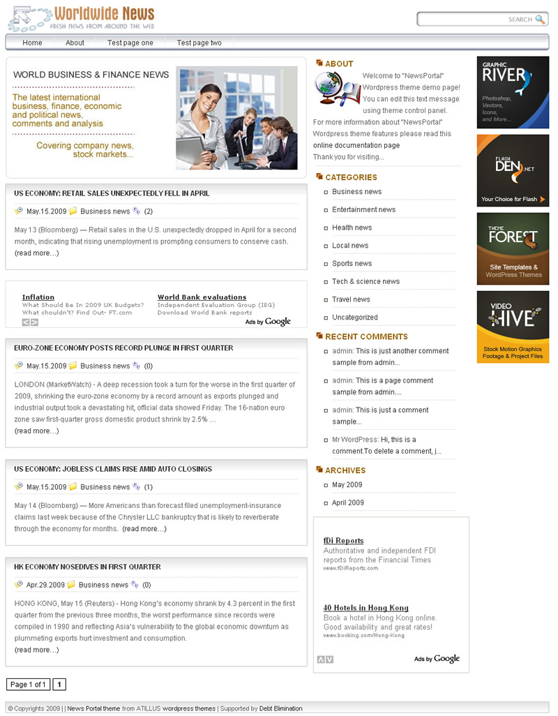 News Portal Theme