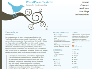 Blue Bird Free Wordpress Theme