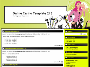 Online Casino Template 213