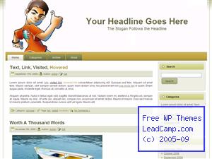 Thumbs Up Boy Free WordPress Template / Themes