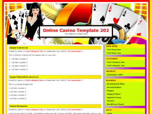 Online Casino Template 202
