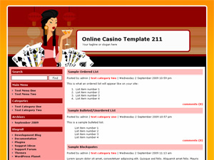 Online Casino Template 211