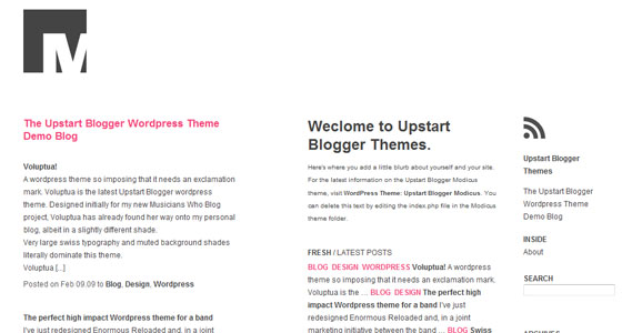 Modicus ? Free Wordpress Theme