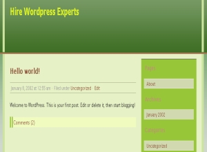 Green-12 Free Wordpress Theme