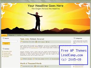 Spiritual Awakening Free WordPress Template / Themes