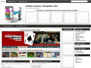 Online Casino Template 141