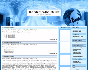 The Future Of The Internet ? WordPress Theme