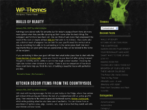 Contaminated 10 WordPress Theme