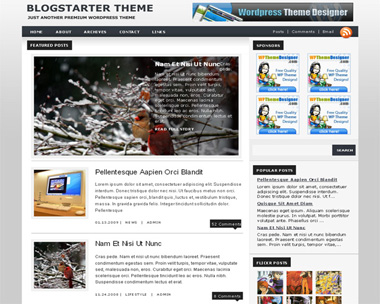 BlogStarter Theme