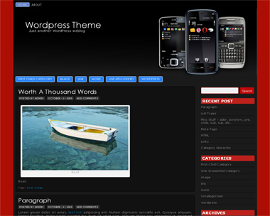 deepak wordpress theme