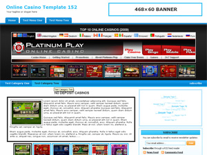 Online Casino Template 152