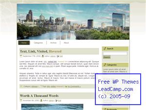 City Park River Free WordPress Template / Themes