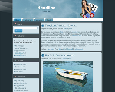 Gambling Wordpress Theme 5