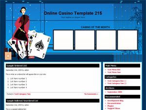 Online Casino Template 215