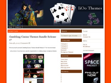 Free WordPress theme - Las vegas 3