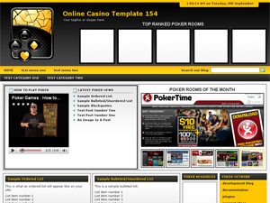 Online Casino Template 154