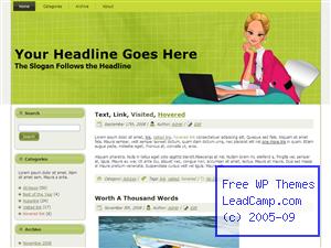 Ready To Talk Business Free WordPress Template / Themes