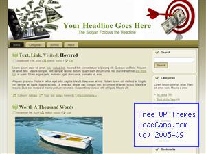 Target Money Business Free WordPress Template / Themes