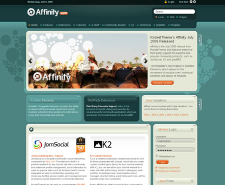 RocketThemes ? Affinity